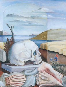 Composition With Skull And Shells — Valentine Dobrée
