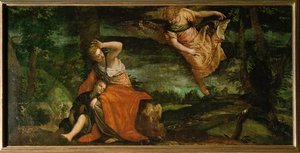 The Angel Appears To Hagar In The Desert — Paolo Veronese