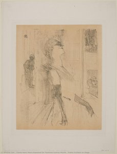 Yvette Guilbert On Stage — Henri De Toulouse-lautrec, Post-impressionist