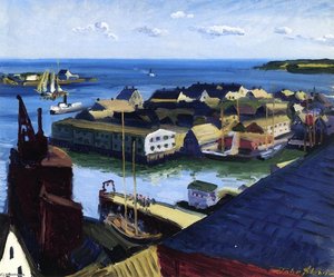 Fishing Port, Gloucester — John French Sloan, Ashcan School