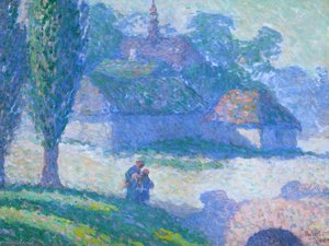 Mydlow Village, Poland — Robert Polhill Bevan