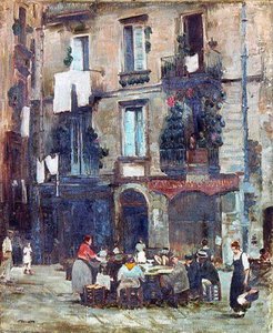 Maison De Masaniello À Naples (titre Inscrit) — Joseph-félix Bouchor