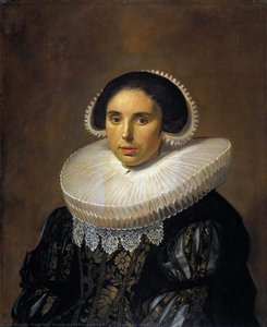 Portrait Of A Woman, Possibly Sara Wolphaerts Van Diemen — Frans Hals I