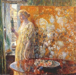 Tanagra (the Builders, New York) — Frederick Childe Hassam