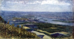 View Of Krasnoyarsk From Knoll — Vasily Ivanovich Surikov