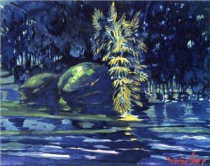 Boulders On A Riverbank — George Benjamin Luks