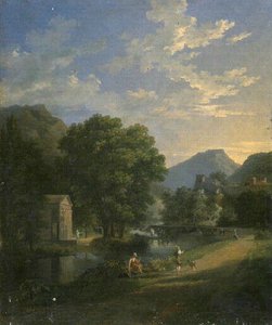 Paysage Historique Avec Homère — Jacques Raymond Brascassat