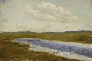 Meadow With Cowslips, Sketch — Юзеф Хелмоньский