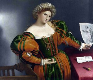 Portrait Of A Woman Inspired By Lucretia — Lorenzo Lotto