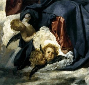 The Coronation of the Virgin (detail)