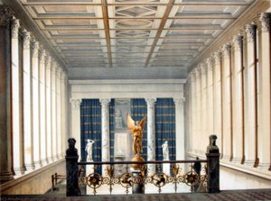 Die Verbindungsgalerie Zum Alten Museum, Blick Auf Den Südkuppelraum — Friedrich August Stüler