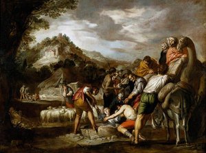 Joseph Sold By His Brothers — Antonio Del Castillo