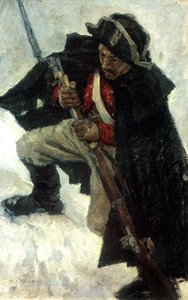Soldier With Gun — Vasily Ivanovich Surikov, Realism