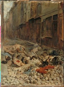 La barricade, dit aussi Souvenir de guerre civile