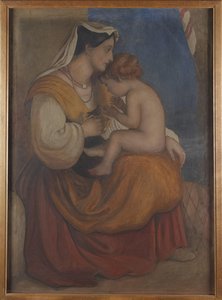 Mother And Child With A Bird — Joseph Severn