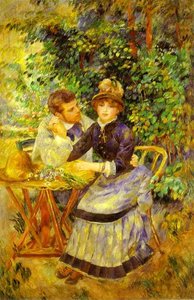 In The Garden. (dans Le Jardin) — Pierre-auguste Renoir, Impressionism