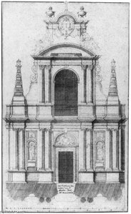 The Façade Of The Church Of The Feuillants, Paris — Jean I Marot