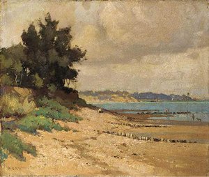 Atmosphere Of The Beach In The Morning — Frederick Cayley Robinson