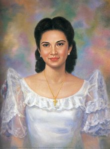 Portrait Of First Lady Victoria Syquia Quirino — Lourdes Coching Rodriguez