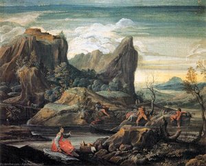 Landscape with Bathers