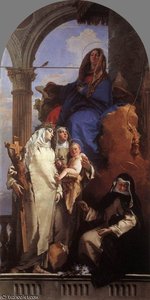 The Virgin Appearing To Dominican Saints — Giambattista Tiepolo