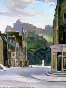 Edinburgh From Castle Street (verso) — William Crozier