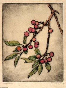 May Cherries — Bertha Evelyn Jaques