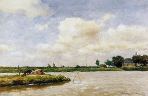 Polder At Noorden — Johan Hendrik Weissenbruch