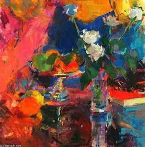 Still Life With White Roses — Peter Graham Li