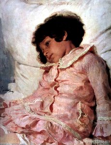 Portrait Of Nadya Repina, The Artist's Daughter. — Ilya Yefimovich Repin