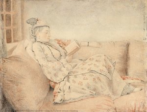 Lady In Turkish Dress, Reading — Jean-étienne Liotard