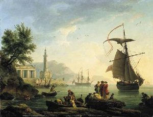 View Of Harbor — Adrien Manglard