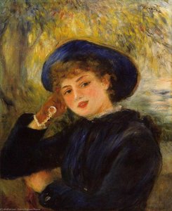 Mademoiselle Demarsy (woman Leaning On Her Elbow) — Pierre-auguste Renoir, Impressionist Movement