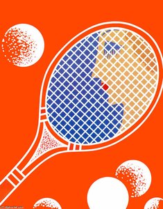 Tennis — Erté