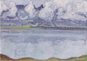 Thun, Stockhornkette, In Clouds — Ferdinand Hodler