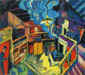 El Viejo Refugio — Ernst Ludwig Kirchner, German Expressionism
