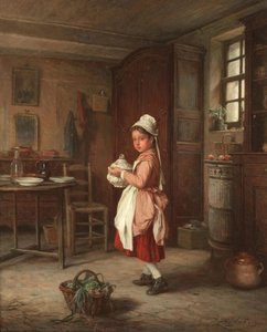 Laying The Table — Andre Henri Dargelas