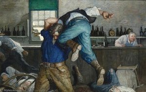 Waite Seized Him And Swung Him On High Amid A Volley Of Terrified Oaths And Then Dashed Him Down And Away — N.c. Wyeth
