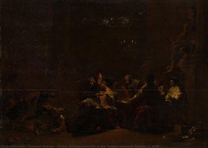 Pashur Smiting Jeremiah in the Temple, Leonaert Bramer, c. 1648