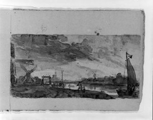 Cityscape With Windmills — Thomas Sully