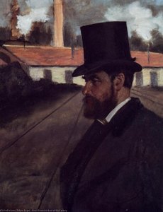 Henri Rouart In Front Of His Factory — Edgar Degas, Impressionism