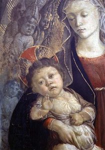 The Madonna And Child In Glory — Sandro Botticelli, Early Renaissance