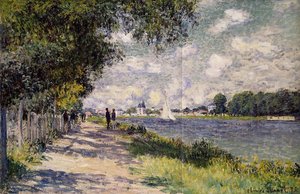 Las Aguas Del Sena En Argenteuil — Claude Monet, Impressionismo Francés