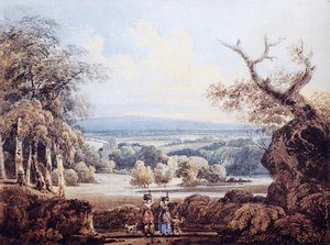 Distant View Of Arundel Castle — Thomas Girtin