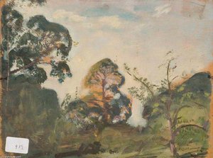 Study Of Trees - — Sir Alfred James Munnings