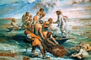 La Pesca Milagrosa — Rafael, Alto Renacimiento
