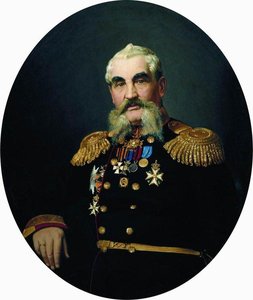 Portrait Of The Military — Ilya Yefimovich Repin