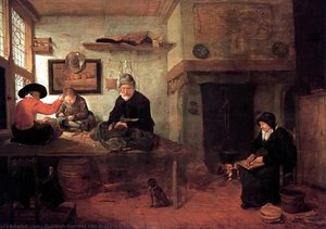 Interior of a Tailor's Shop
