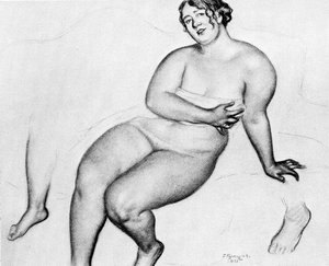 A Model — Boris Mikhailovich Kustodiev