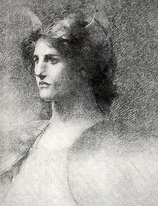 Head, (painting) — Edwin Howlan